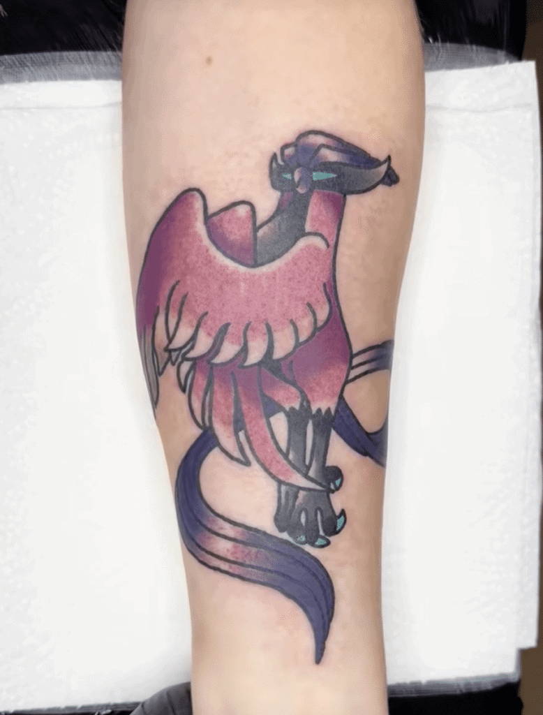 Galarian Articuno Galar Pokémon Tattoo