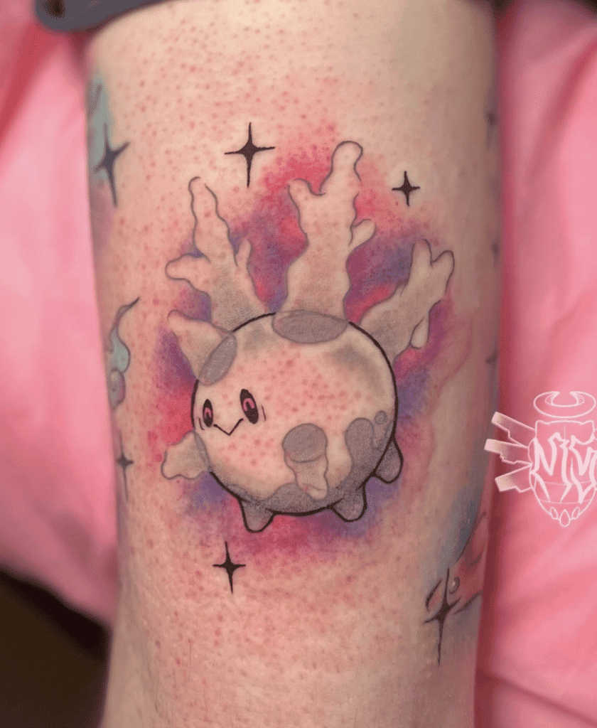Galarian Corsola Happy Galar Pokémon Tattoo