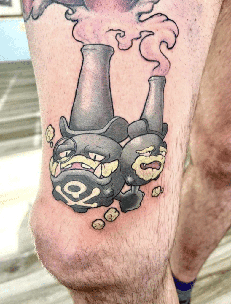 Galarian Weezing Galar Pokémon Tattoo