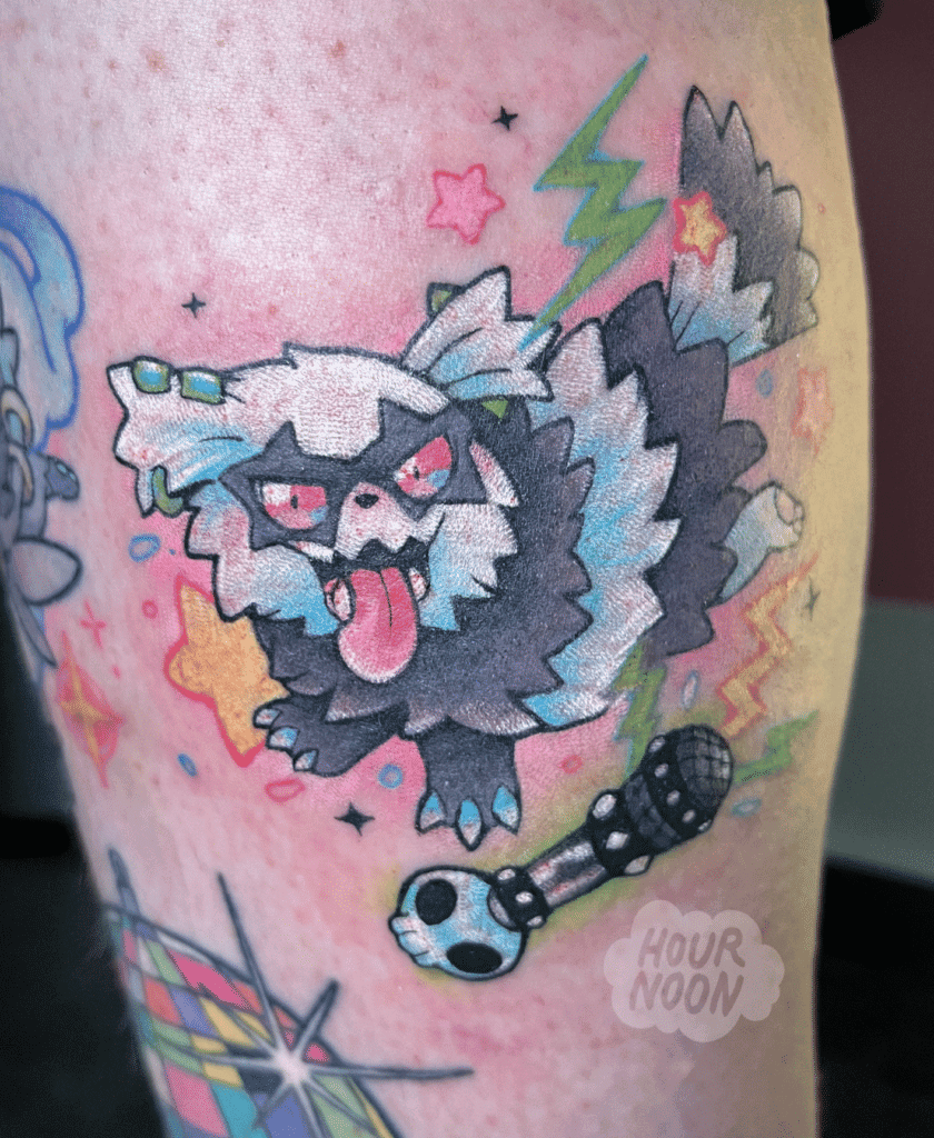 Galarian Zigzagoon Rock Galar Pokémon Tattoo