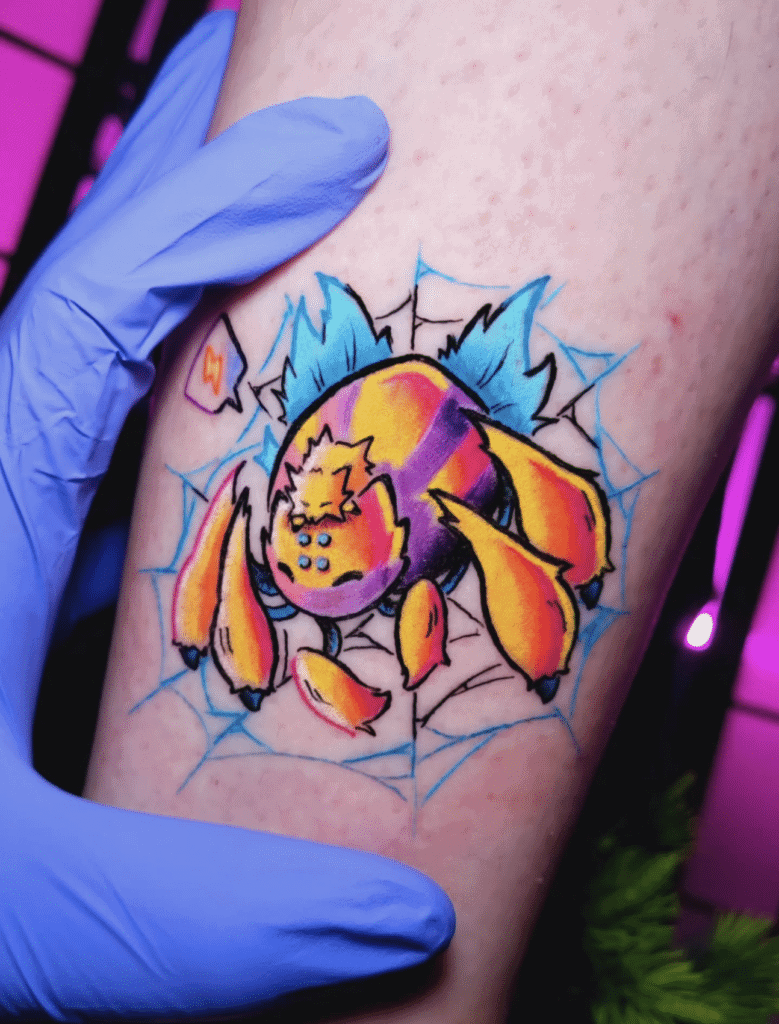 Galvantula Tree Unova Pokémon Tattoo