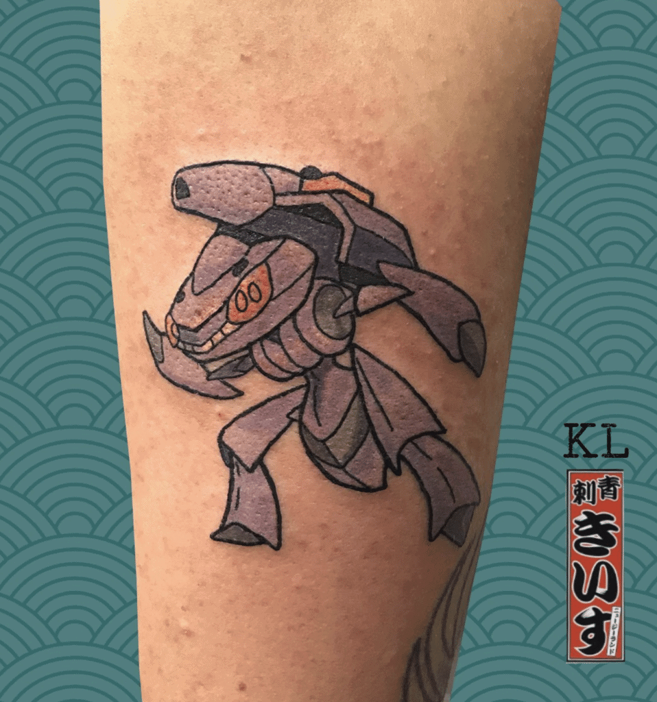 Genesect Unova Pokémon Tattoo