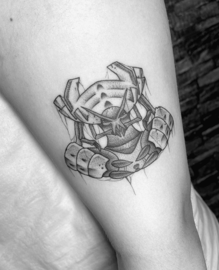 Golisopod Pose Alola Pokémon Tattoo