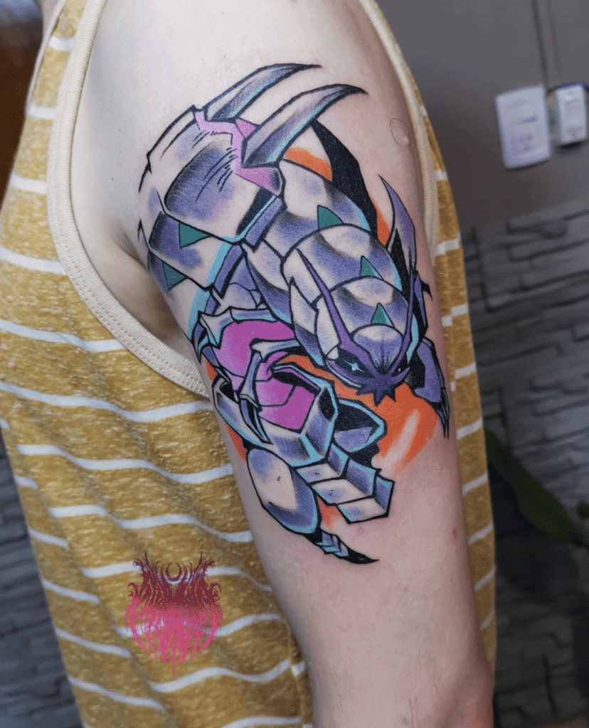 Golisopod Power Alola Pokémon Tattoo