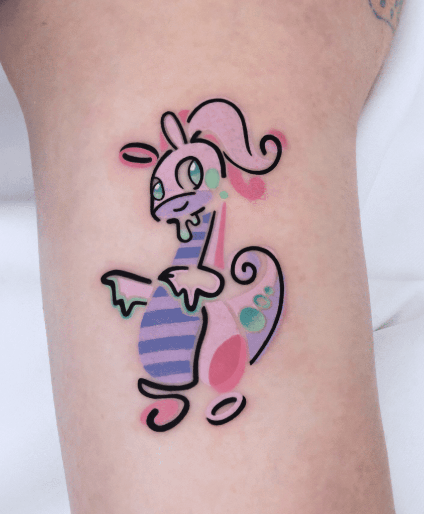 Goodra Cute Kalos Pokémon Tattoo