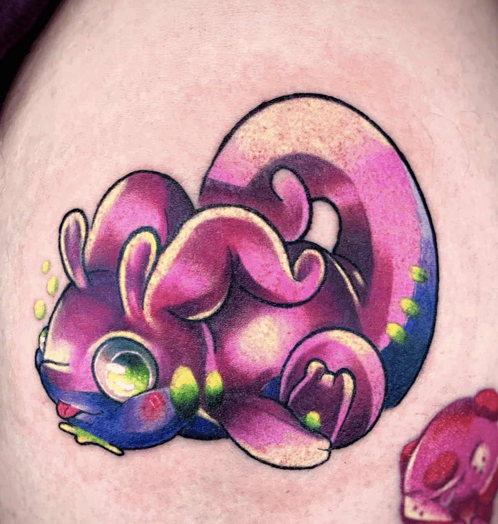 Goodra Kalos Pokémon Tattoo