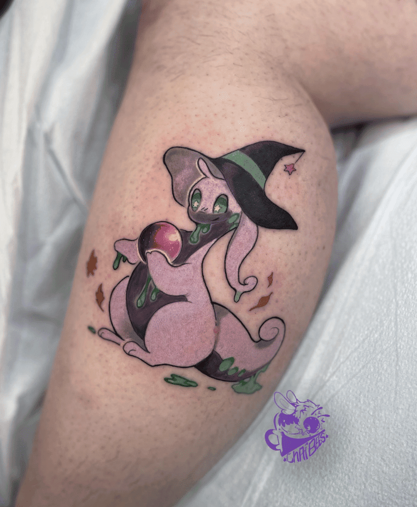Goodra Witch Kalos Pokémon Tattoo