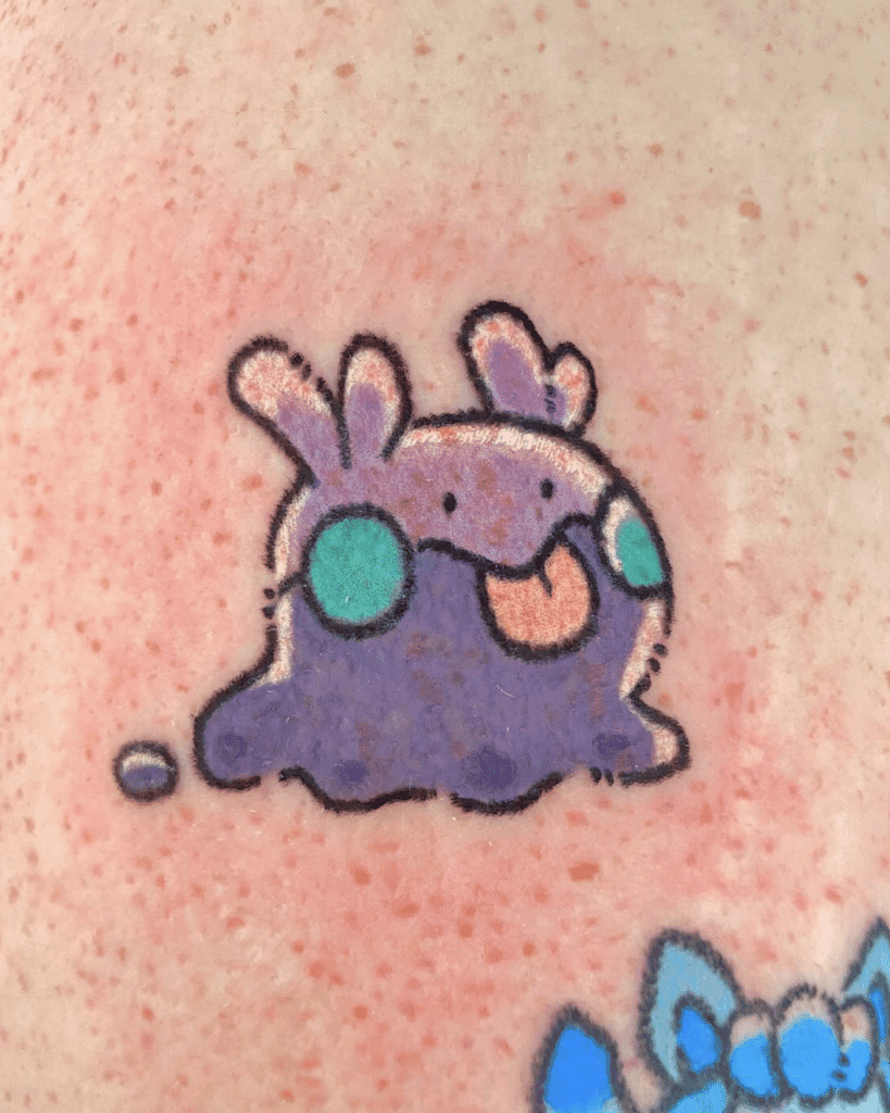 Goomy Cute Kalos Pokémon Tattoo