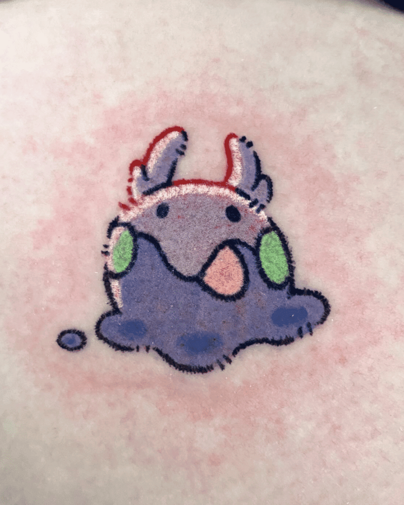 Goomy Kalos Pokémon Tattoo
