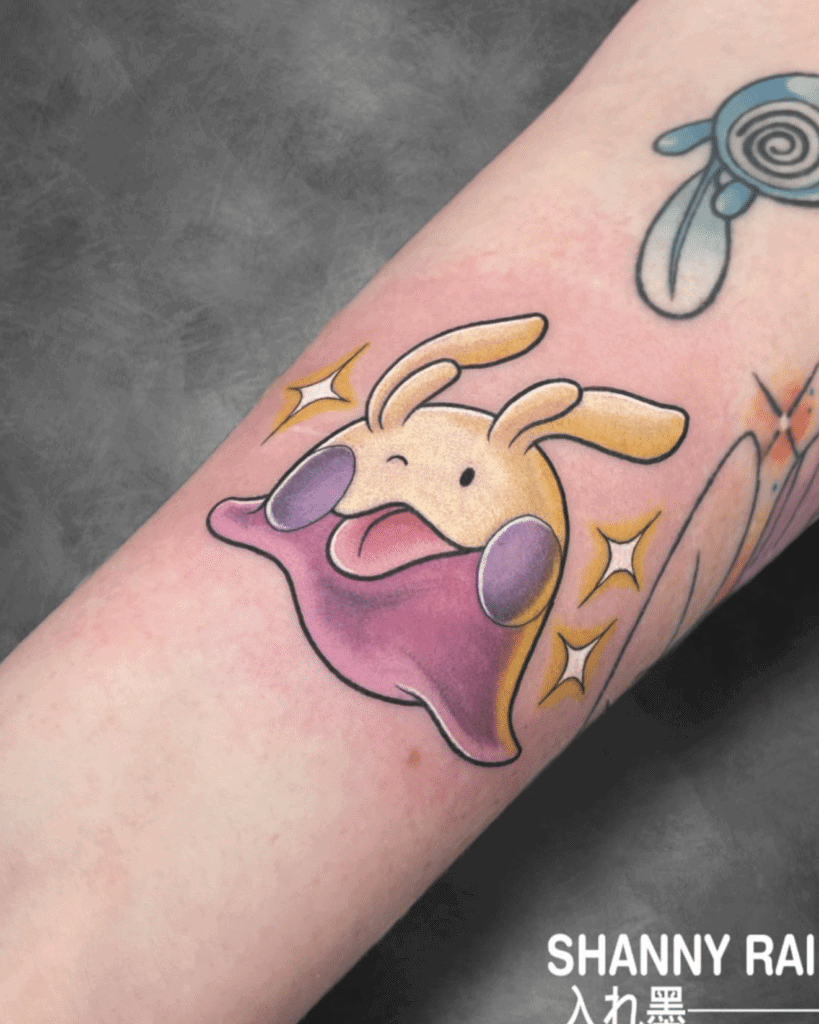 Goomy Shiny Kalos Pokémon Tattoo