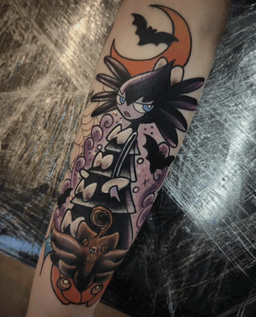 Gothitelle Halloween Unova Pokémon Tattoo