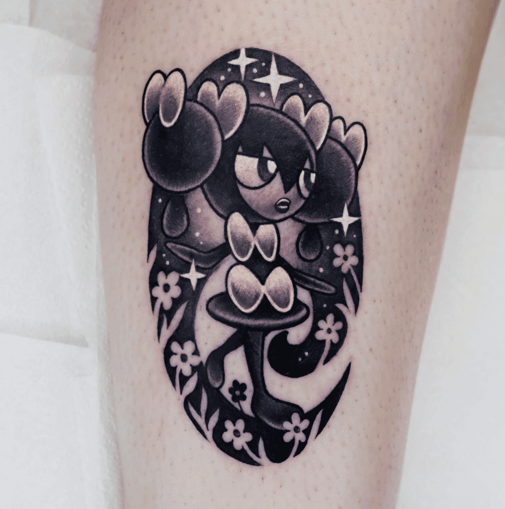 Gothorita Frame Unova Pokémon Tattoo