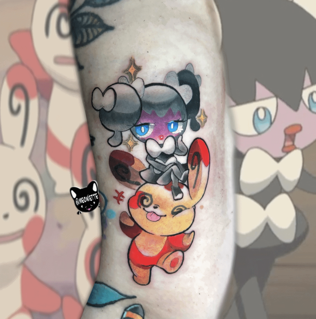 Gothorita Spinda Unova Pokémon Tattoo
