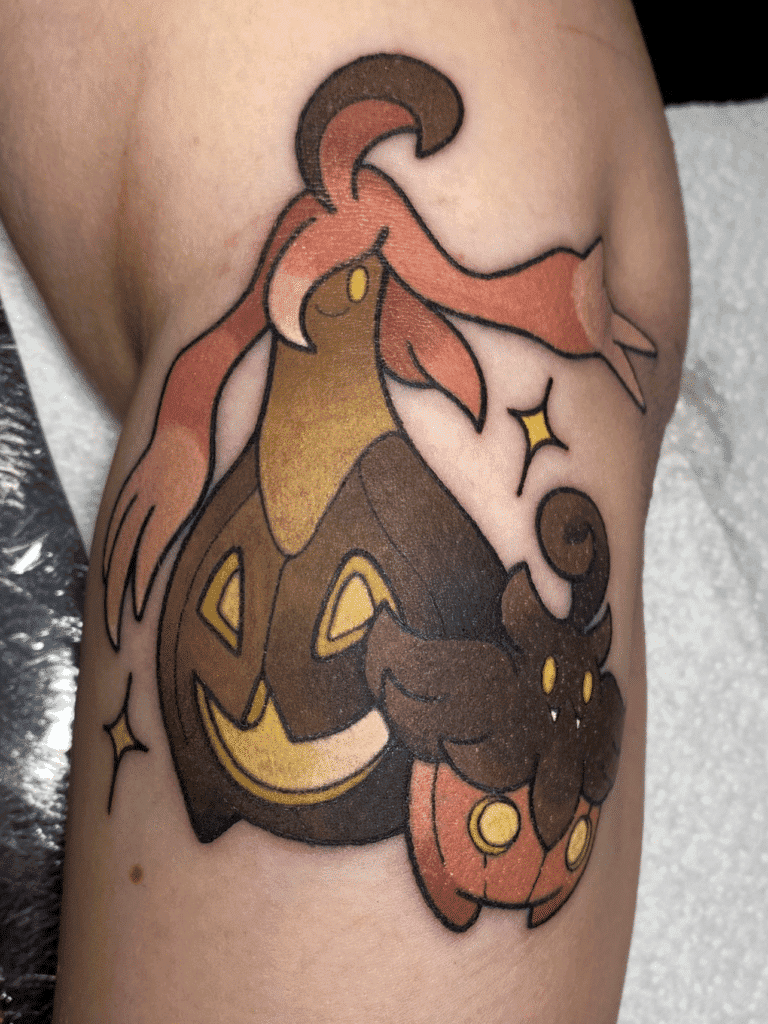 Gourgeist Tree Kalos Pokémon Tattoo