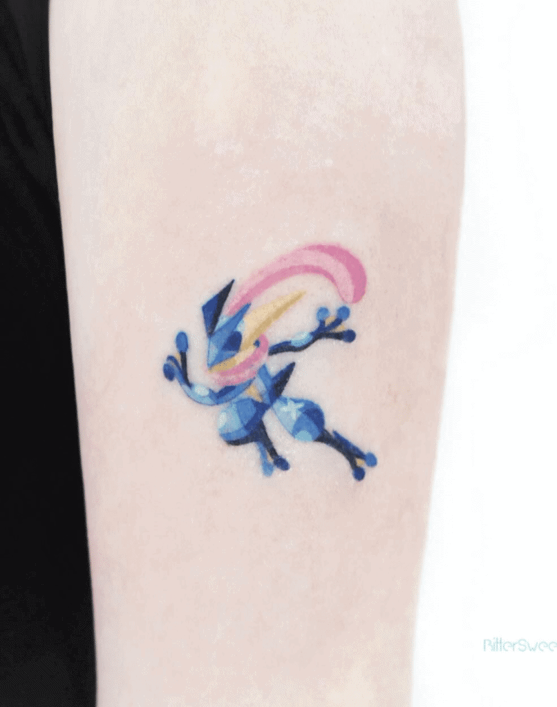 Greninja Simple Kalos Pokémon Tattoo