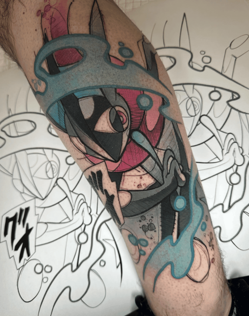 Greninja Water Kalos Pokémon Tattoo