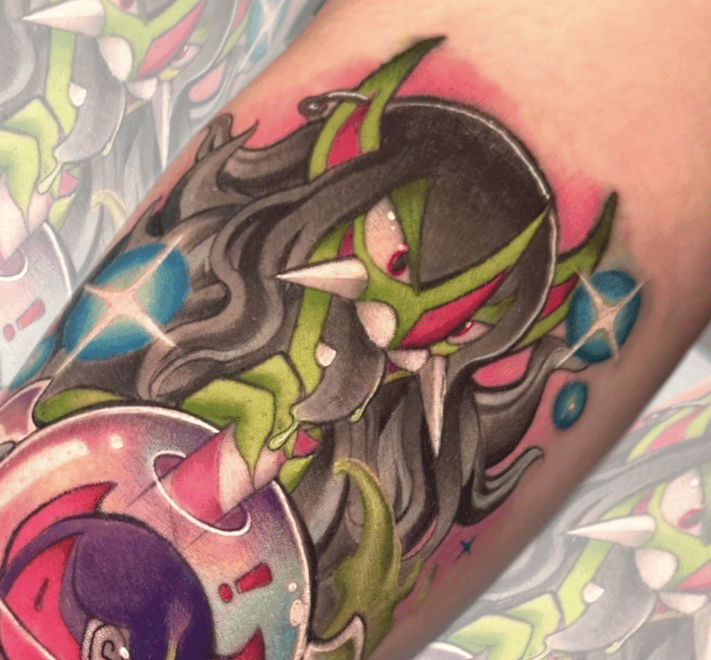 Grimmsnarl Drink Galar Pokémon Tattoo