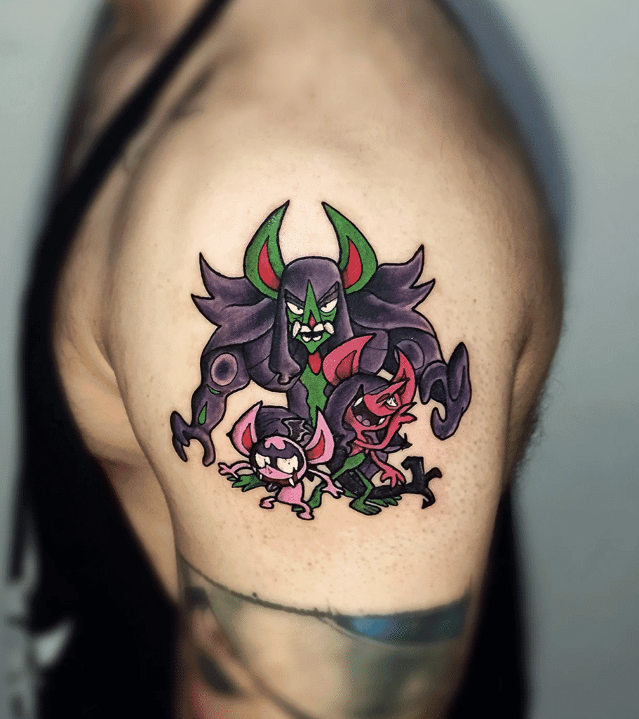 Grimmsnarl Galar Pokémon Tattoo