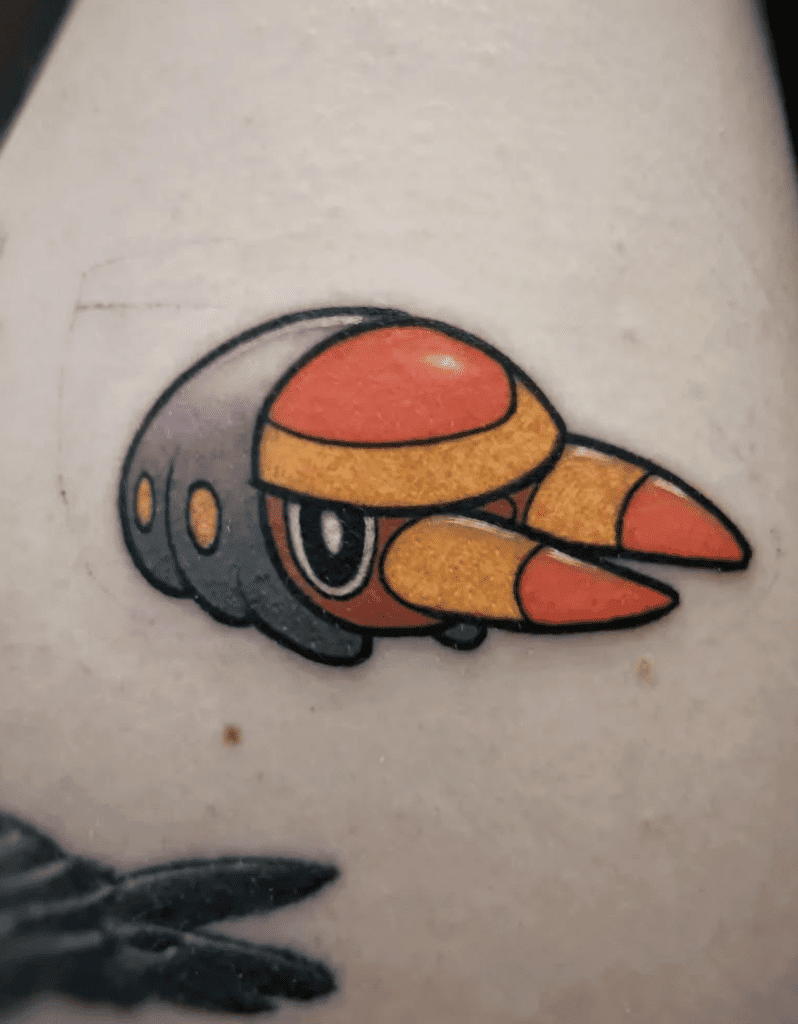 Grubbin Alola Pokémon Tattoo