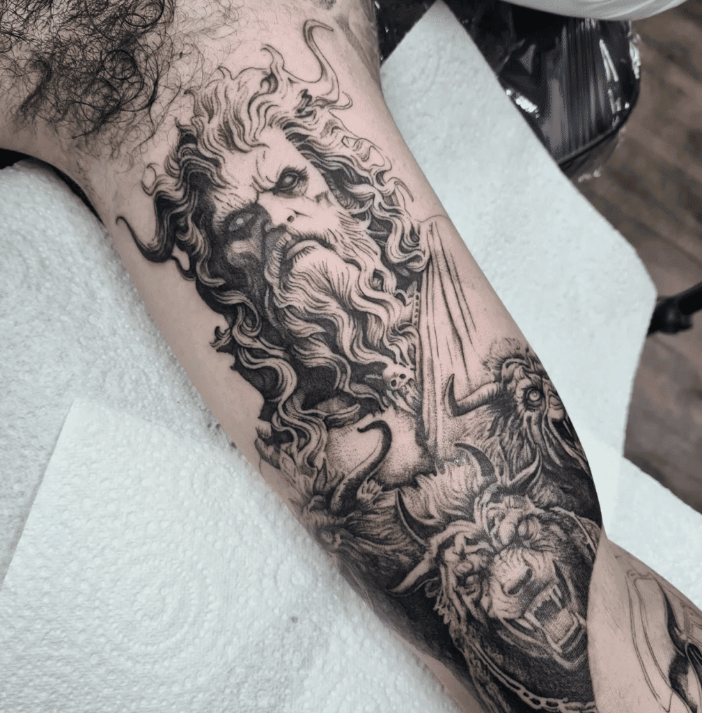 Hades Greek Mythology Tattoo