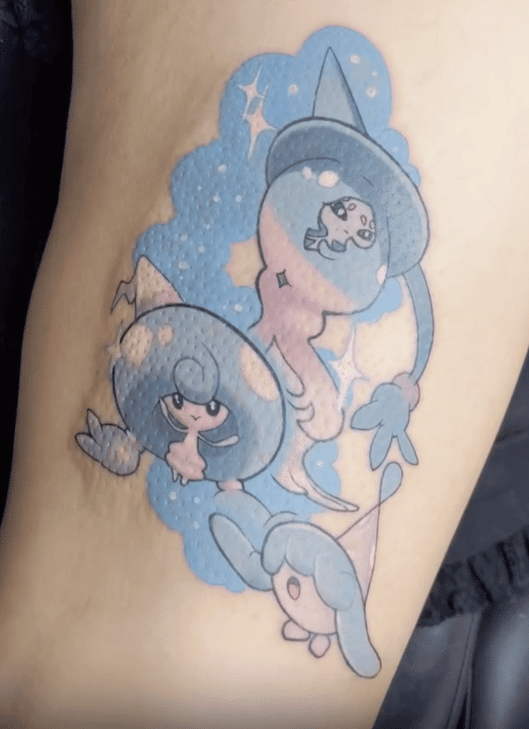 Hatterene Family Galar Pokémon Tattoo