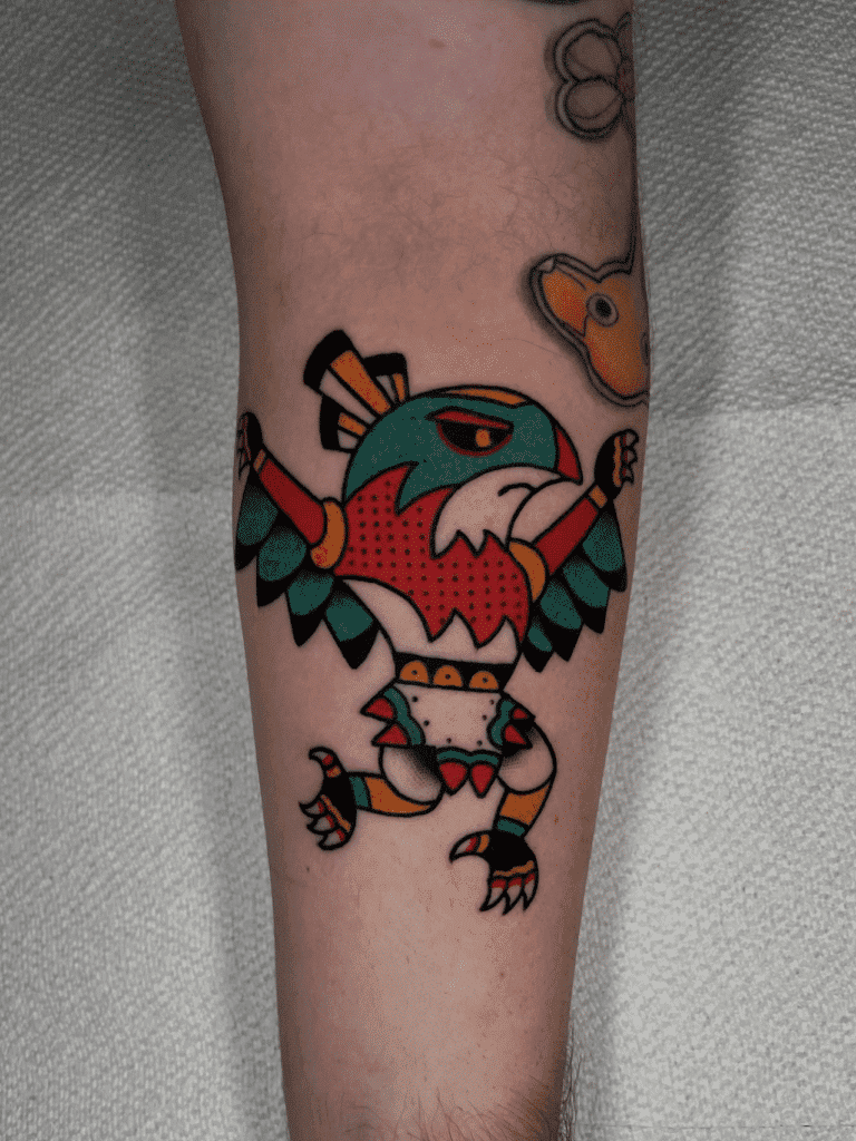 Hawlucha Mexico Kalos Pokémon Tattoo