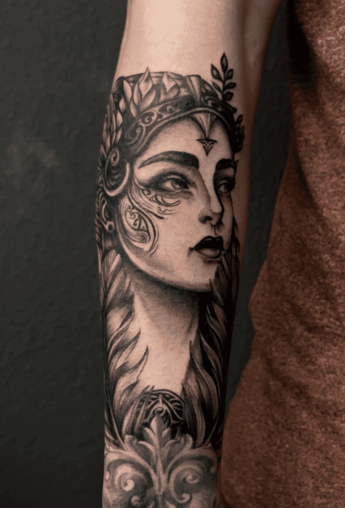 Hera God Greek Mythology Tattoo