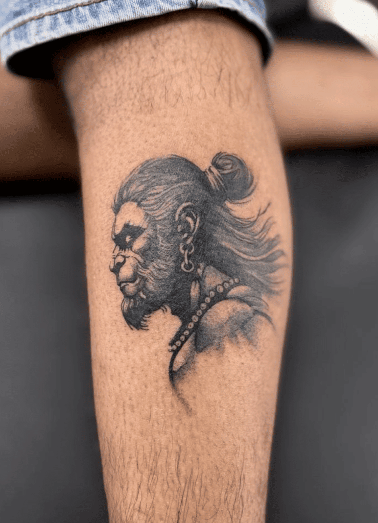 Hindu Mythology Hanuman Tattoo