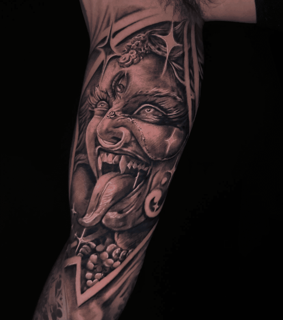 Hindu Mythology Kali Tattoo