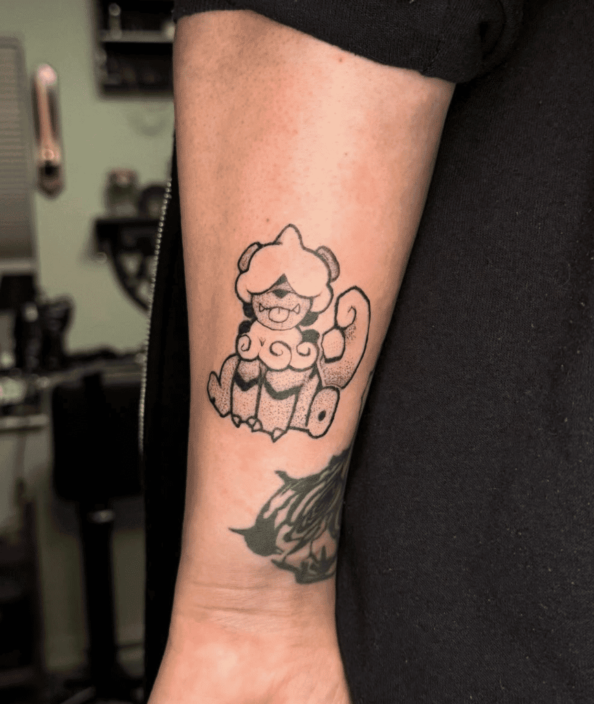 Hisuian Growlithe Simple Hisui Pokémon Tattoo