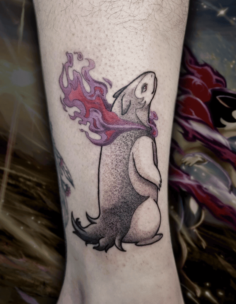 Hisuian Typhlosion Hisui Pokémon Tattoo