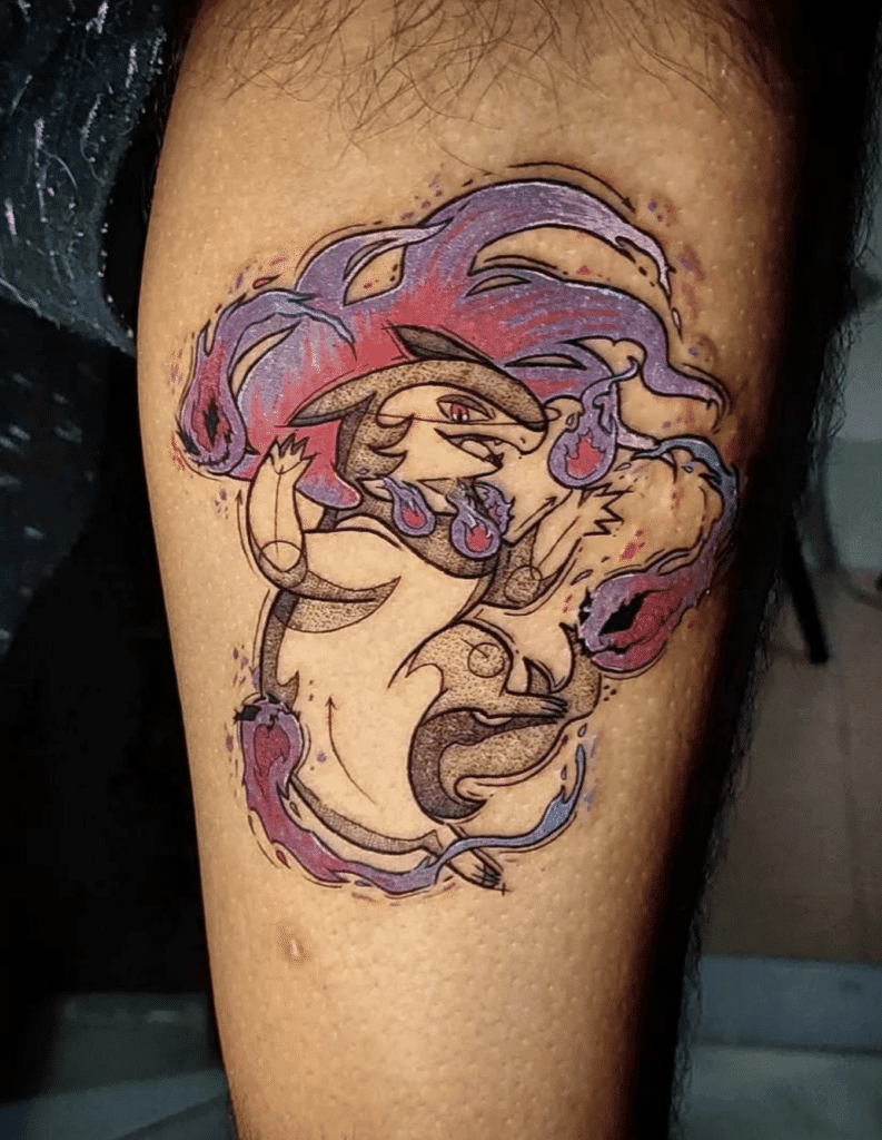 Hisuian Typhlosion Power Hisui Pokémon Tattoo