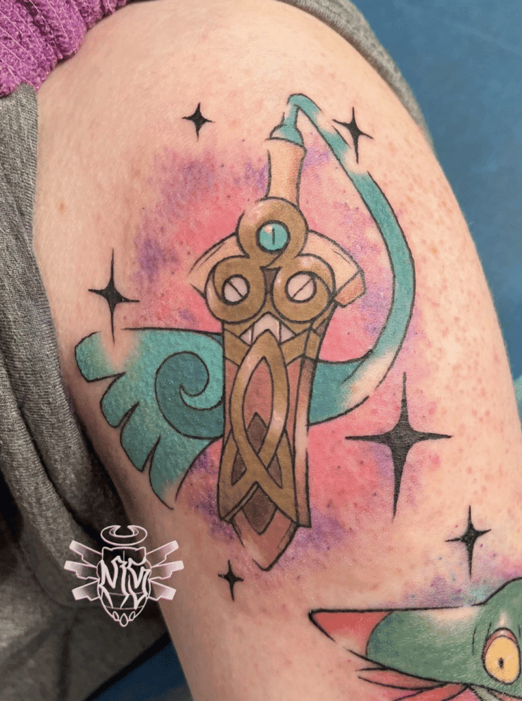 Honedge Kalos Pokémon Tattoo