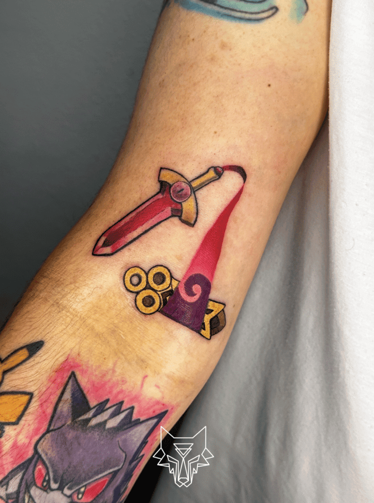 Honedge Shiny Kalos Pokémon Tattoo