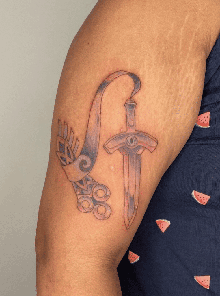 Honedge Style Kalos Pokémon Tattoo