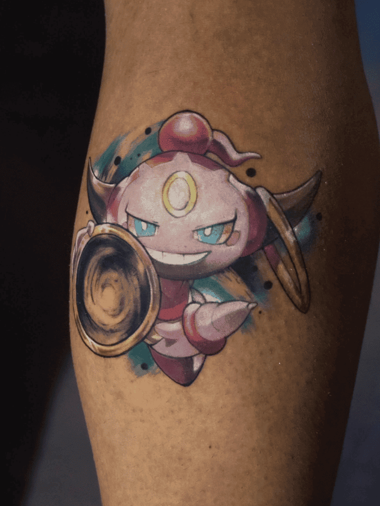 Hoopa Kalos Pokémon Tattoo