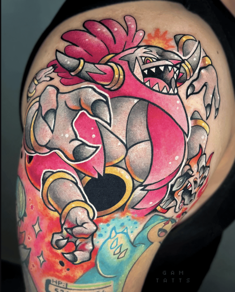 Hoopa Power Kalos Pokémon Tattoo