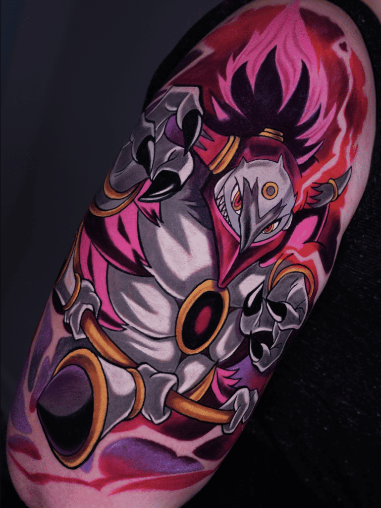 Hoopa Unbound Kalos Pokémon Tattoo