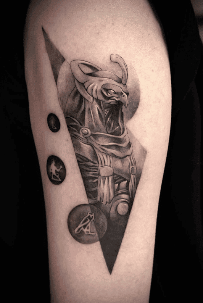 Horus Egyptian Mythology Tattoo