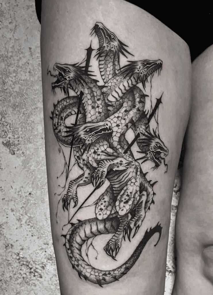 Hydra Greek Mythology Tattoo