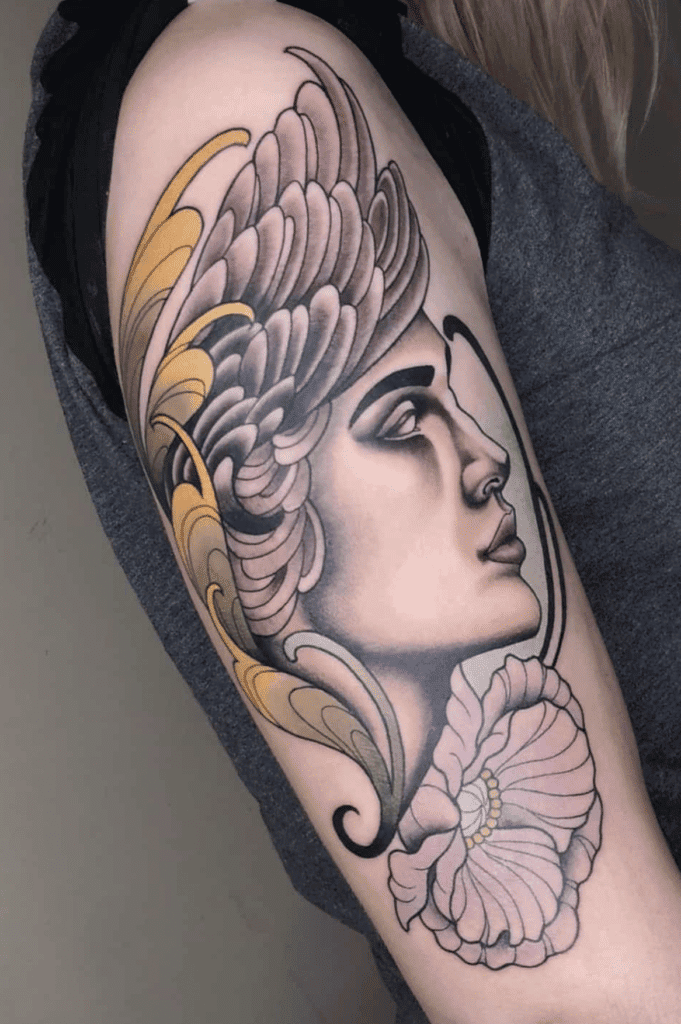 Hypnos Greek Mythology Tattoo