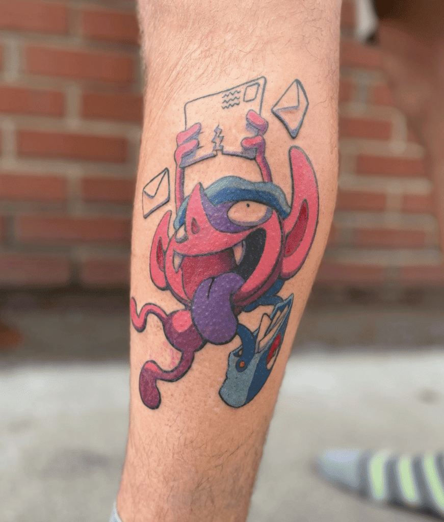 Impidimp Mail Galar Pokémon Tattoo