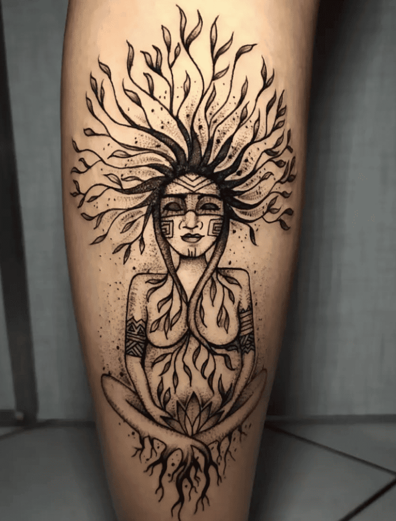 Inca Mythology Pachamama Tattoo