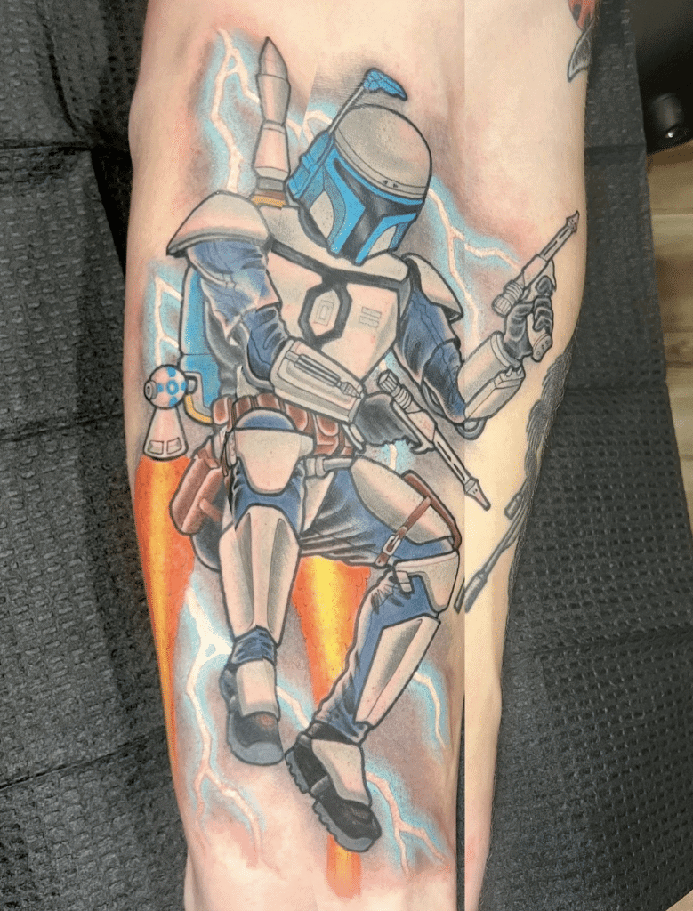 Jango Fett Fly Star Wars Tattoo