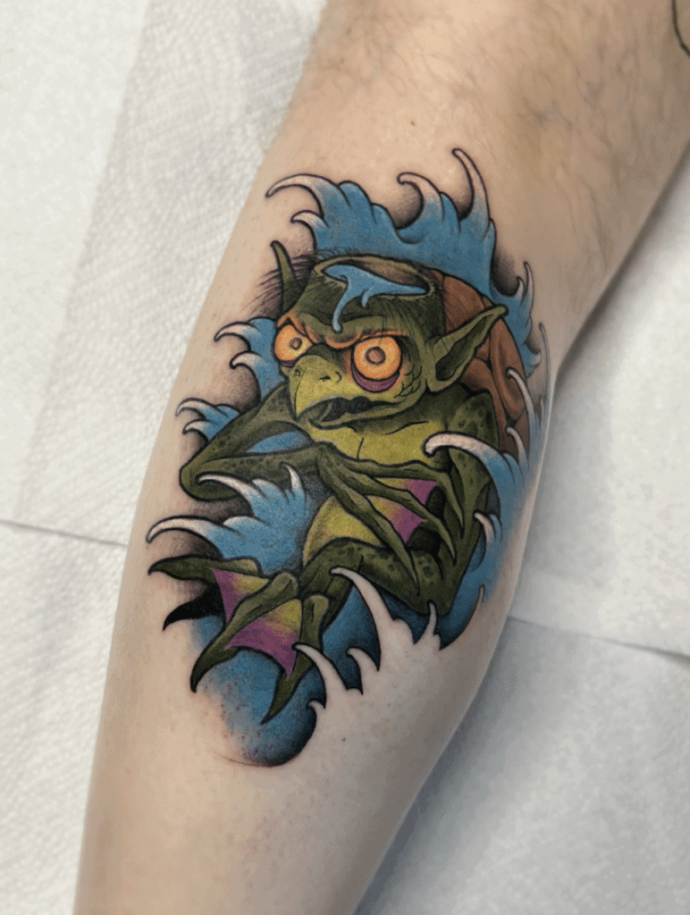 Japanese Mythology Kappa Tattoo