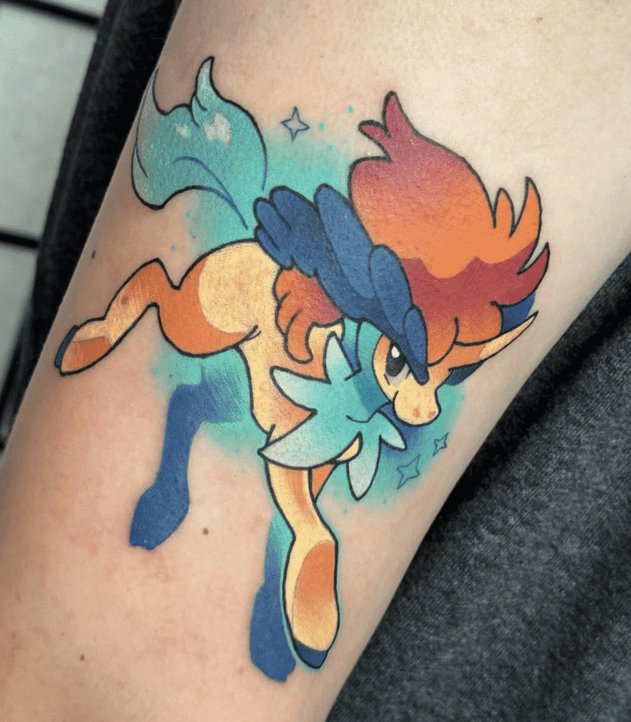 Keldeo Unova Pokémon Tattoo