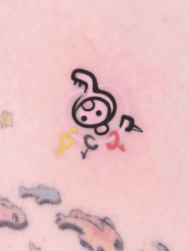 Klefki Cute Kalos Pokémon Tattoo