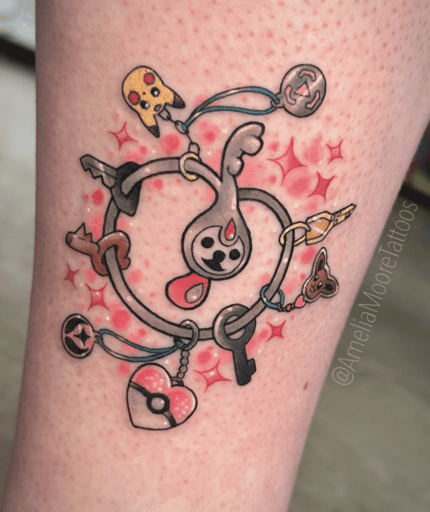 Klefki Cute Kalos Pokémon Tattoo
