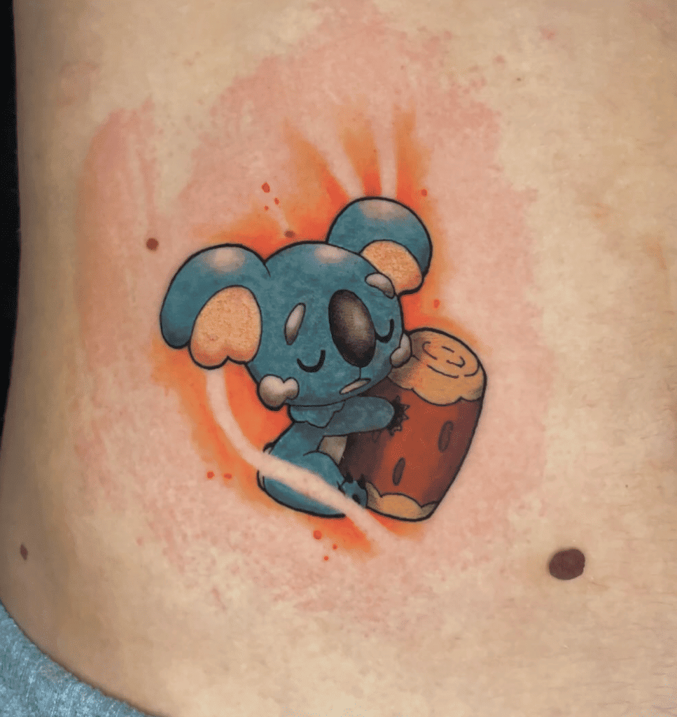 Komala Alola Pokémon Tattoo