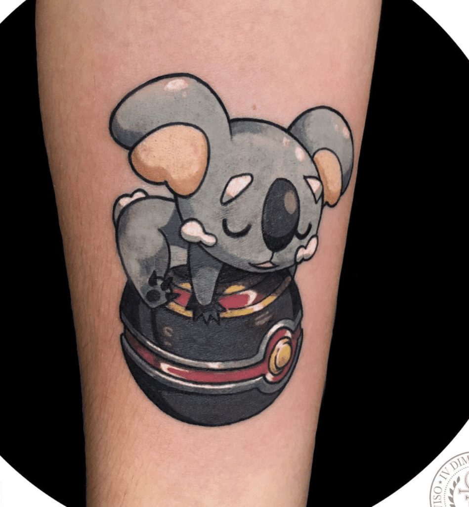 Komala Luxury Alola Pokémon Tattoo